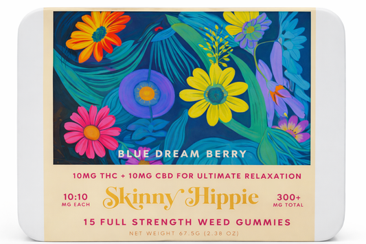 Blue Dream Berry 10mg THC Full Strength Weed Gummies