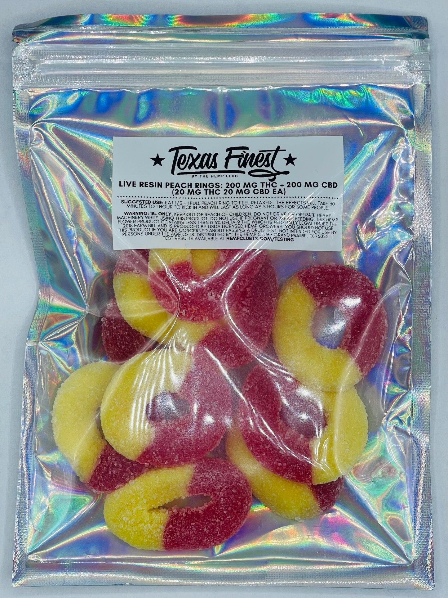 Peach Rings - Live Resin 200mg THC