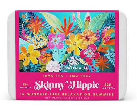 Full Dose Munchie Free Pink Lemonade Gummies 10mg THC + 5mg THCV