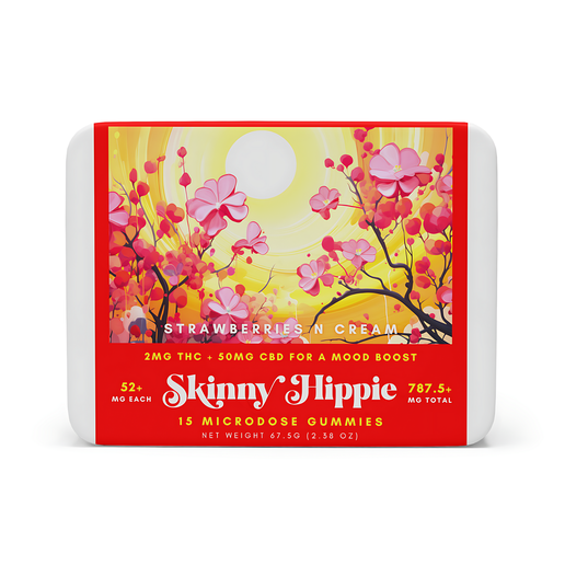 Microdose 2.5mg THC Mood Boost Gummies - Strawberry N Cream